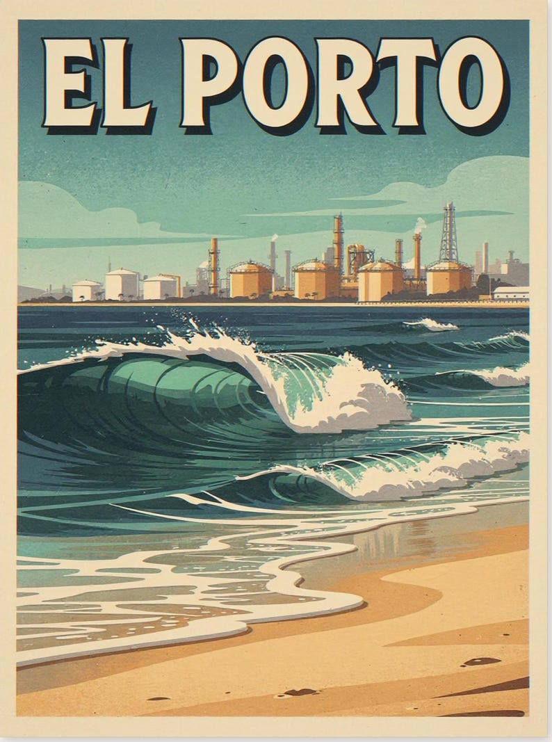 El Porto Manhattan Beach Print