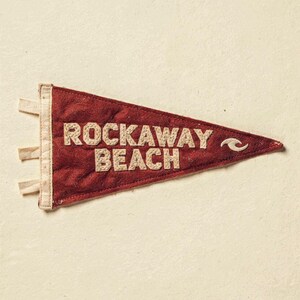 Rockaway Beach Surf Pennant Art Print, Framed or Unframed Coastal Poster image 10