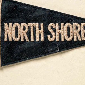 North Shore, Oahu, Hawaii Surf Pennant Print | Vintage Felt Pennant Art | Beach House Decor | Retro Surf Wall Art | Printable Digital Downlo image 4