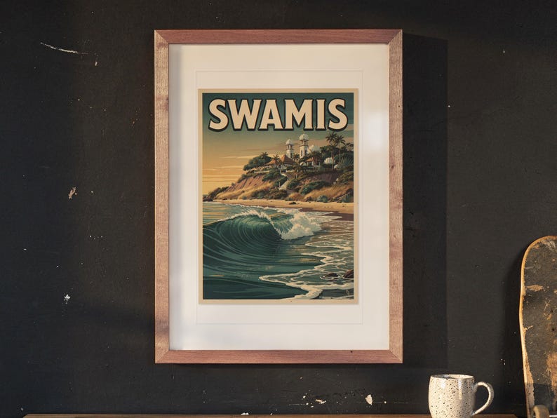 Swamis Surf Poster