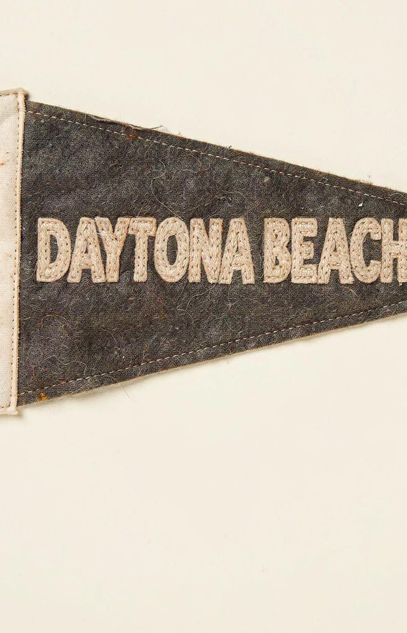 Daytona Beach, Florida Surf Pennant Print | Vintage Felt Pennant Art | Beach House Decor | Retro Surf Wall Art | Printable Digital Download image 4