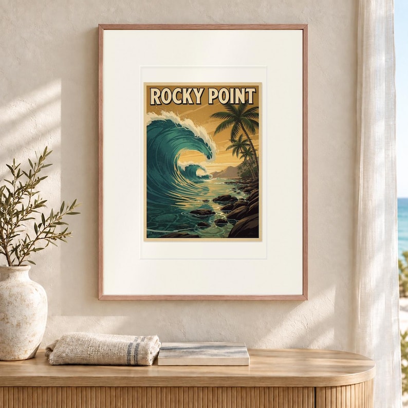 Rocky Point Surf Poster