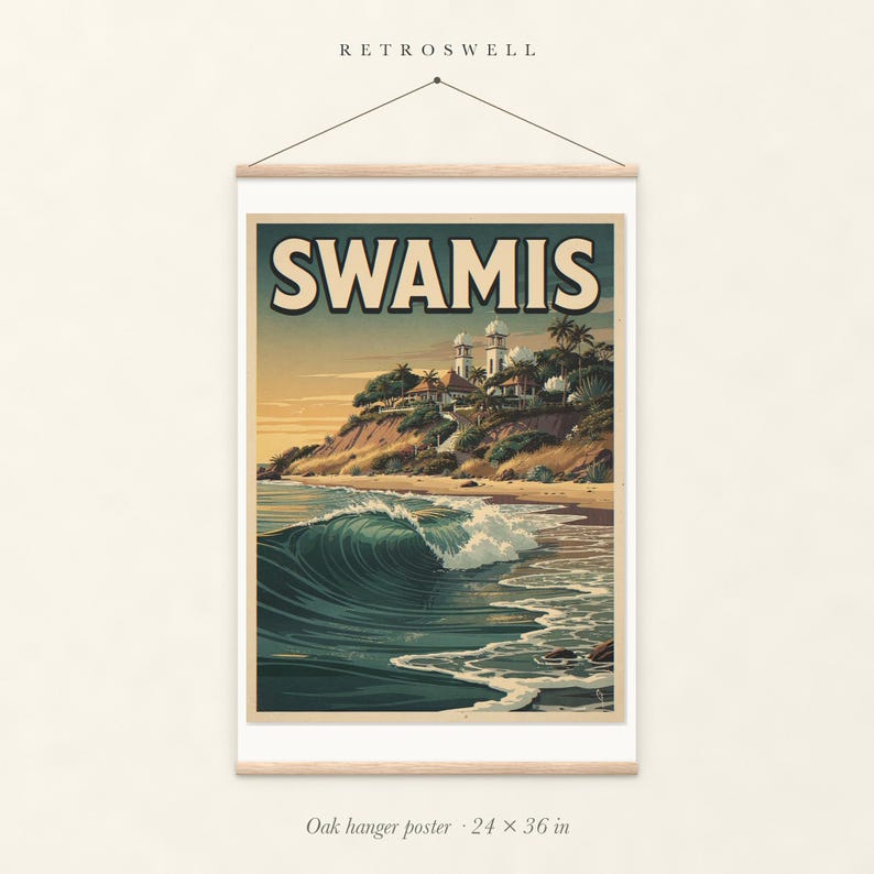 Swamis Surf Poster