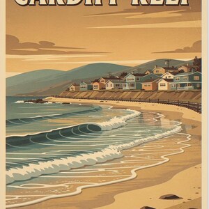 Cardiff Reef Surf full artwork and composition, shown flat without a room setting.