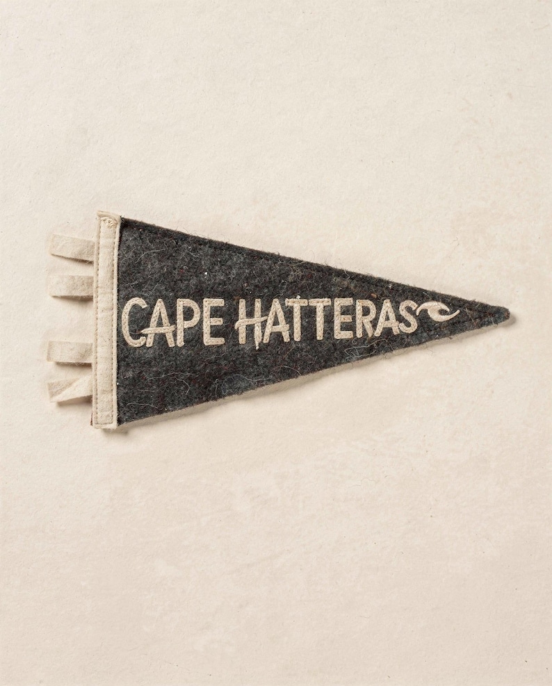 Cape Hatteras, North Carolina Surf Pennant Print