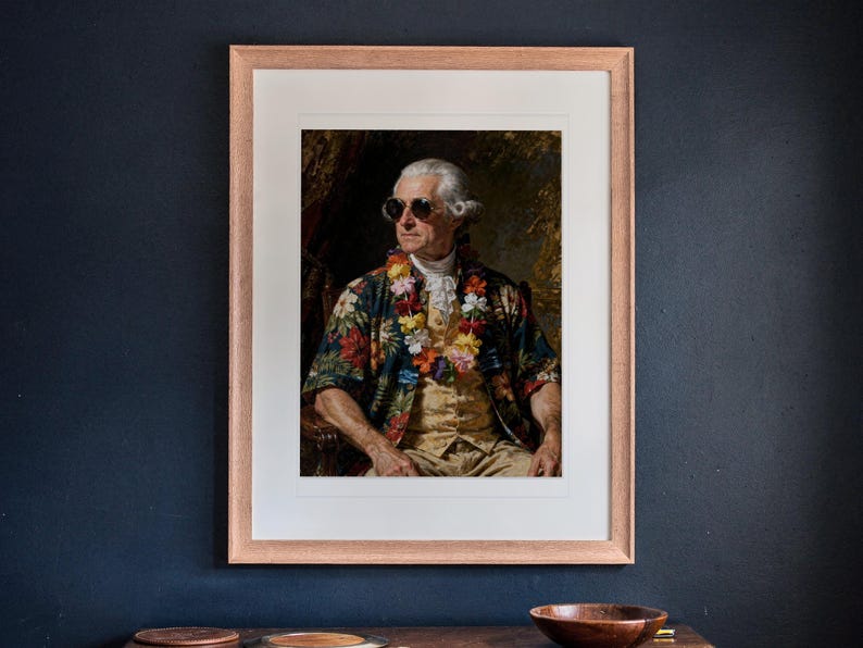 John Adams Surf Poster