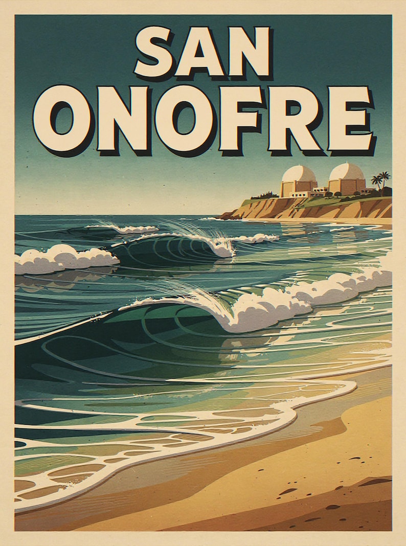 San Onofre Surf Poster