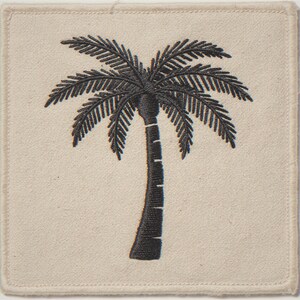 Palm Tree Patch Art Print, Framed or Unframed Retro Coastal Poster image 10