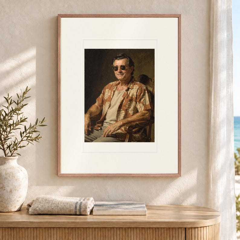 James Monroe Surfer Art Print, Framed or Unframed Funny Presidential Beach Poster image 12