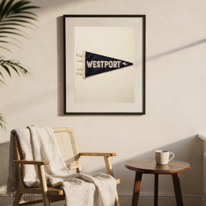Westport, Washington Surf Pennant Print | Vintage Felt Pennant Art | Beach House Decor | Retro Surf Wall Art | Printable Digital Download image 7