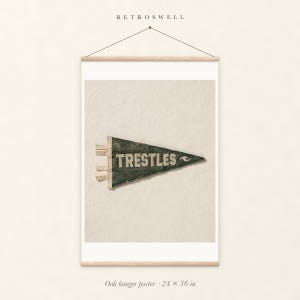 Trestles, San Clemente, Kalifornien Surf-Wimpel-Kunstdruck, Küstenposter (gerahmt oder ungerahmt) Bild 5