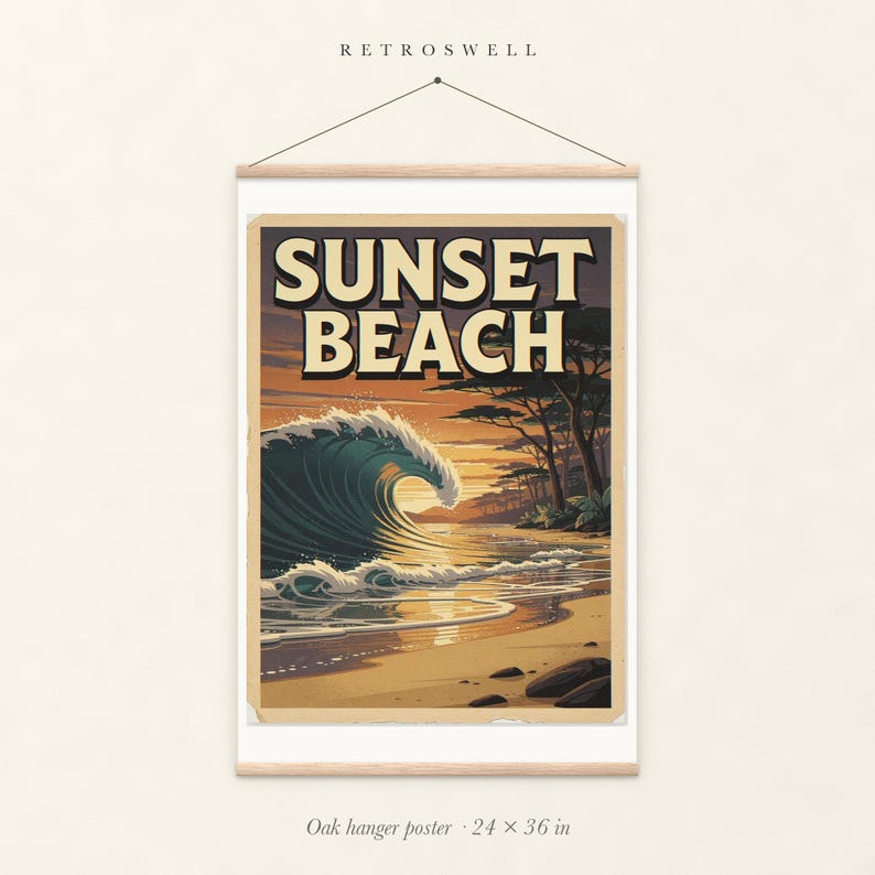 Sunset Beach Hawaii Poster