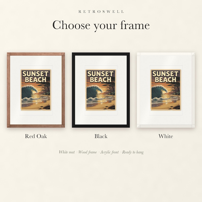 Sunset Beach Hawaii Poster