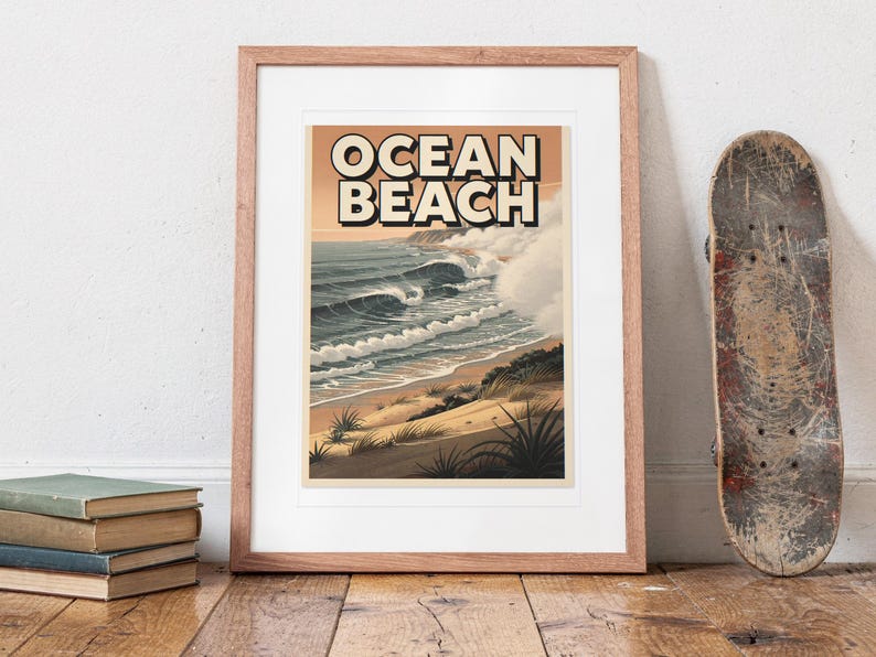 Ocean Beach San Diego Poster