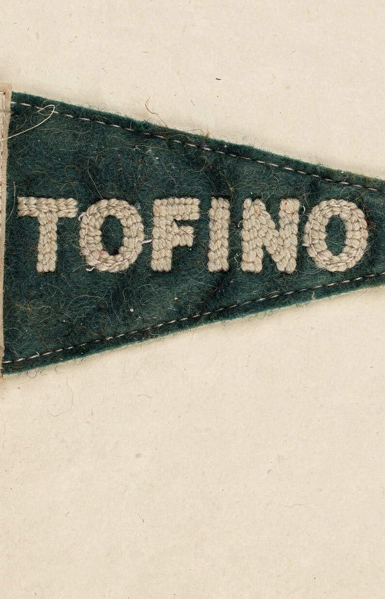 Tofino, British Columbia Surf Pennant Print | Vintage Felt Pennant Art | Beach House Decor | Retro Surf Wall Art | Printable Digital Downloa image 4