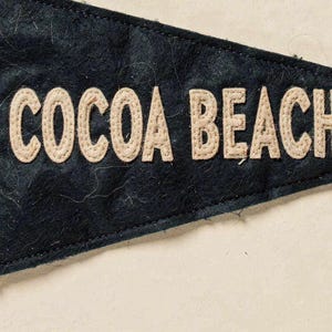 Cocoa Beach, Florida Surf Pennant Print | Vintage Felt Pennant Art | Beach House Decor | Retro Surf Wall Art | Printable Digital Download image 4
