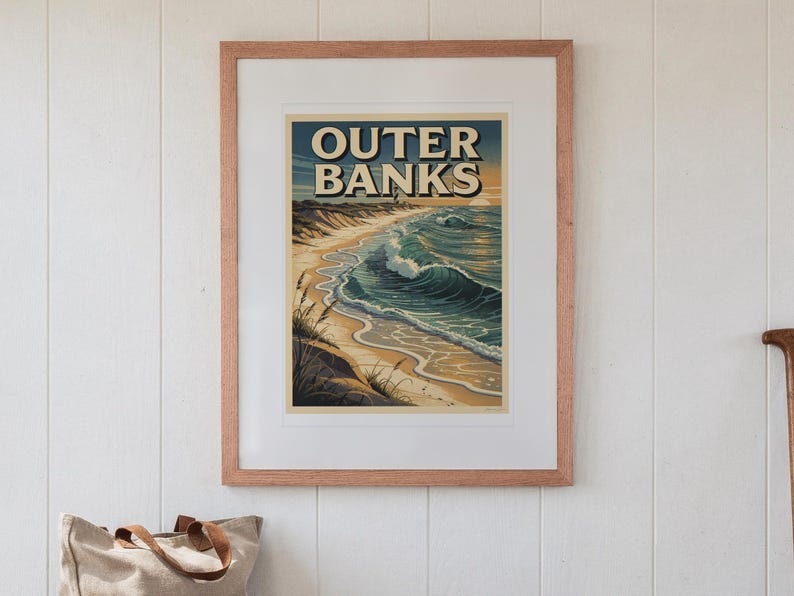 Outer Banks Surf Poster