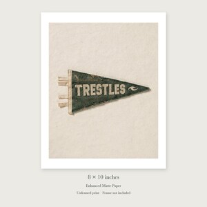 Trestles, San Clemente, Kalifornien Surf-Wimpel-Kunstdruck, Küstenposter (gerahmt oder ungerahmt) Bild 7