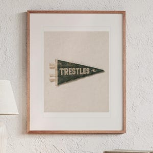 Trestles, San Clemente, Kalifornien Surf-Wimpel-Kunstdruck, Küstenposter (gerahmt oder ungerahmt) Bild 13