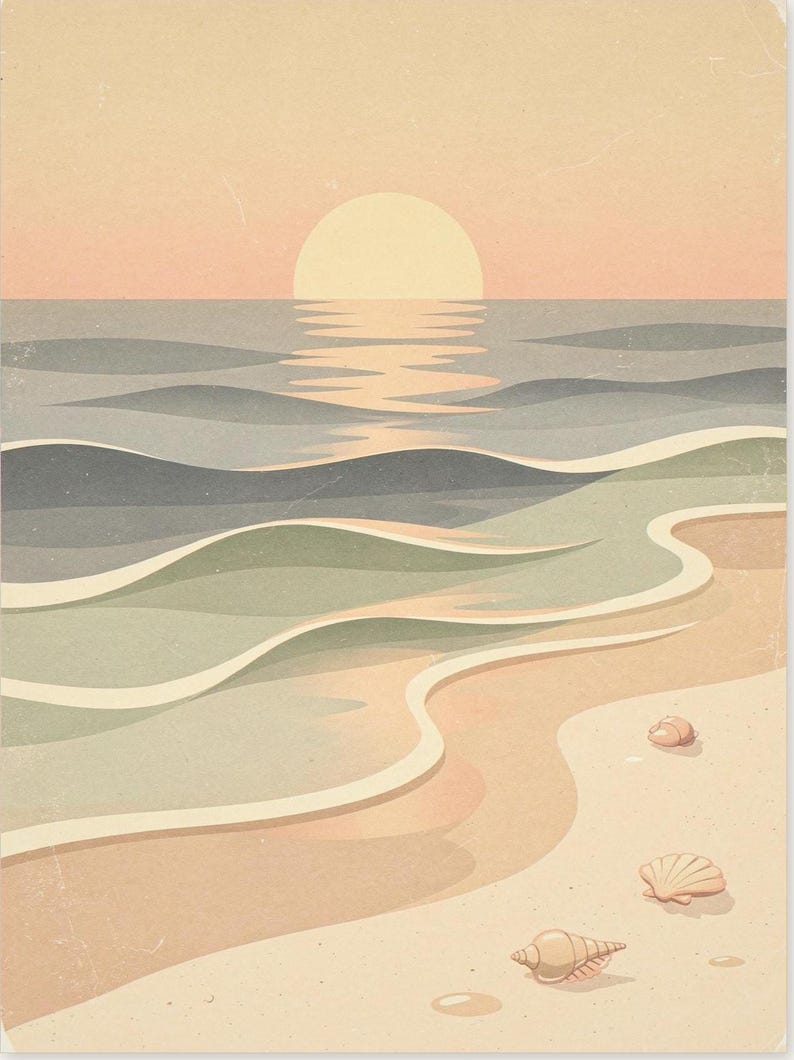 Ocean Waves Nursery Art