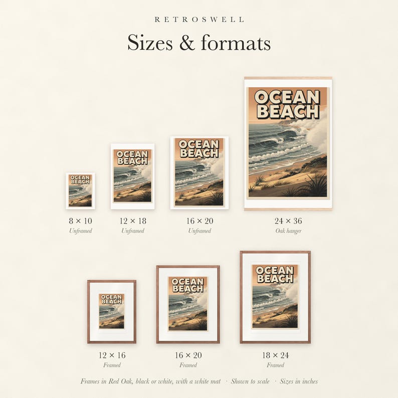 Ocean Beach San Diego Poster