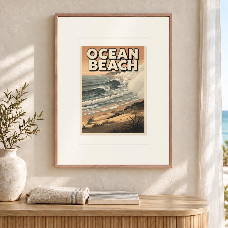 Ocean Beach San Diego Poster