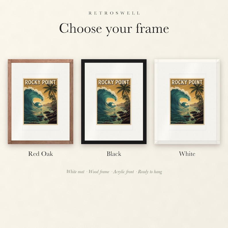 Rocky Point Surf Poster