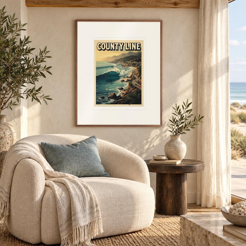 County Line Surf Poster