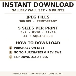 Instant digital download - print at home