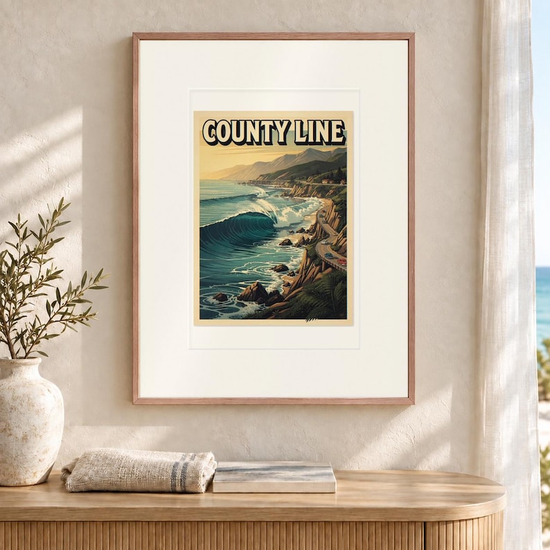 County Line Surf Poster