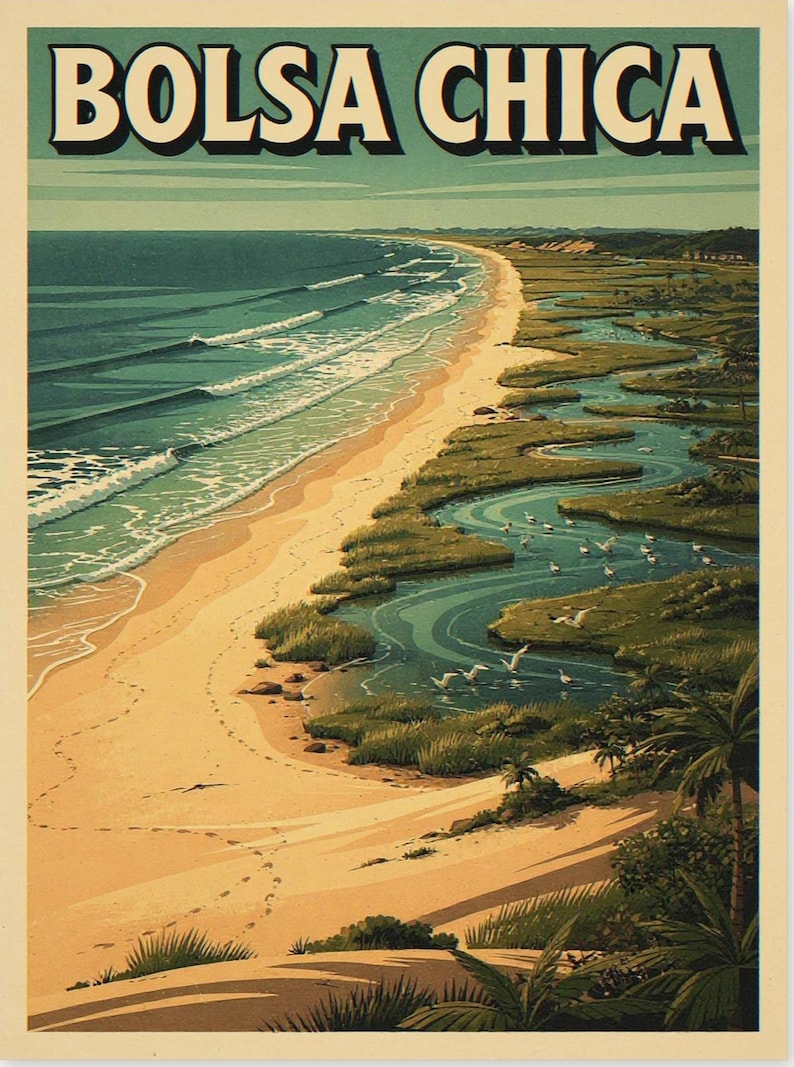 Bolsa Chica Surf Poster