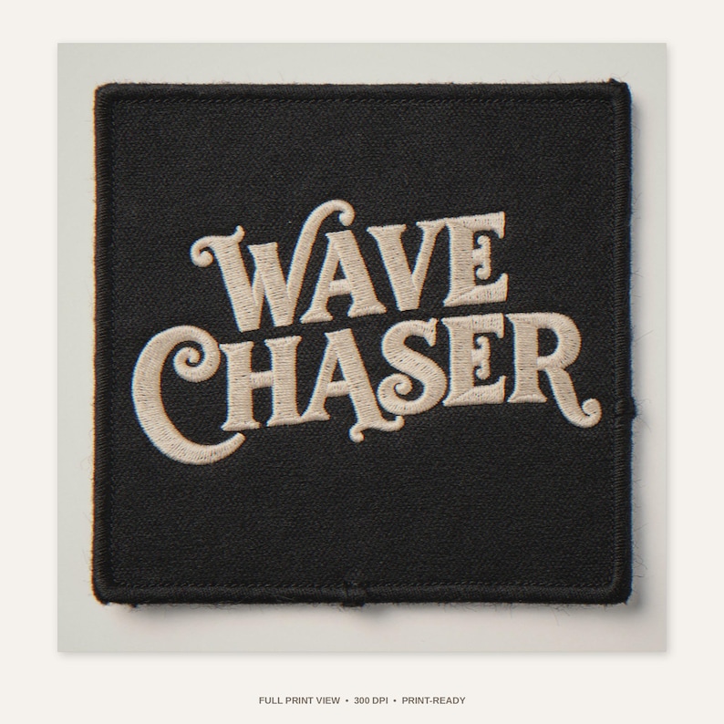 Wave Chaser Patch Print