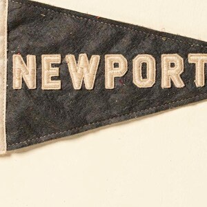 Newport, Rhode Island Surf Pennant Print | Vintage Felt Pennant Art | Beach House Decor | Retro Surf Wall Art | Printable Digital Download image 4