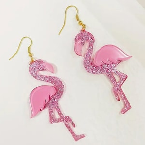 Blingy  Flamingo Earrings