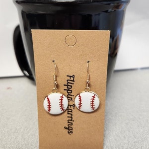 Baseball Earrings