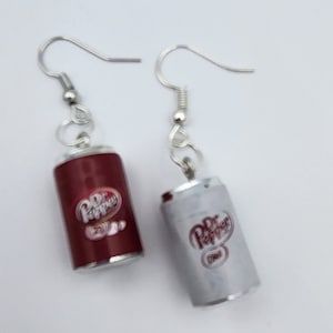 Soda Earrings drpepper inspired