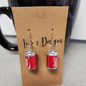 Cute Cola and Diet Cola Earrings