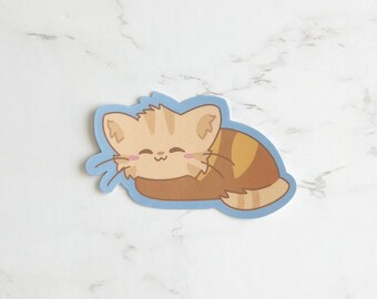 Cat Loaf Matte Vinyl Sticker | Cat Sticker | Cute Cat Sticker | Cat Sticker