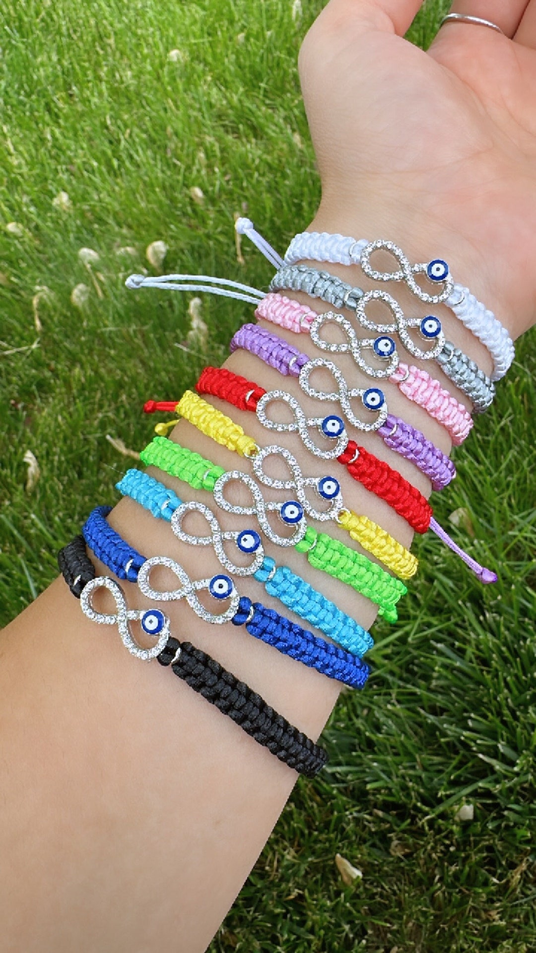 Evil Eye Infinity Bracelet Etsy