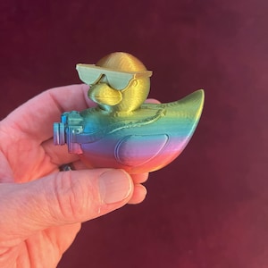 Cruise Ducks- Side eye Ducks Multi Colored 3D Printed Can be Personalized