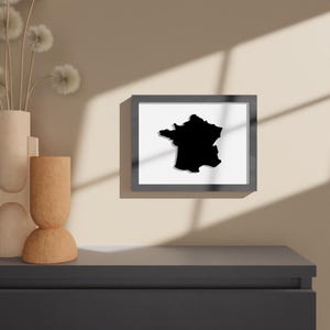 3D Frankreichkarte