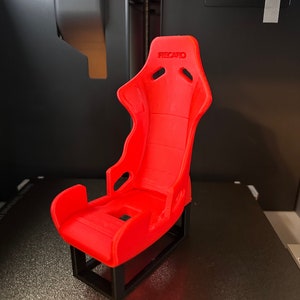 Recaro Bucket Seat Phone Holder JDM Tuner Cars Car Mount