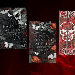 Haunting Adeline | Design #2 (cat and mouse duet) | Custom Edges | Stenciled Edges | Sprayed Edges