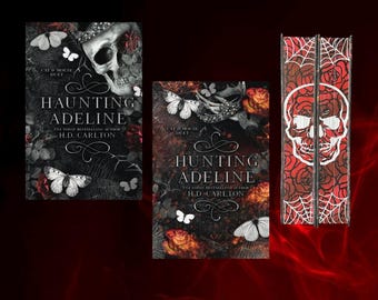 Haunting Adeline | Design #2 (cat and mouse duet) | Custom Edges | Stenciled Edges | Sprayed Edges