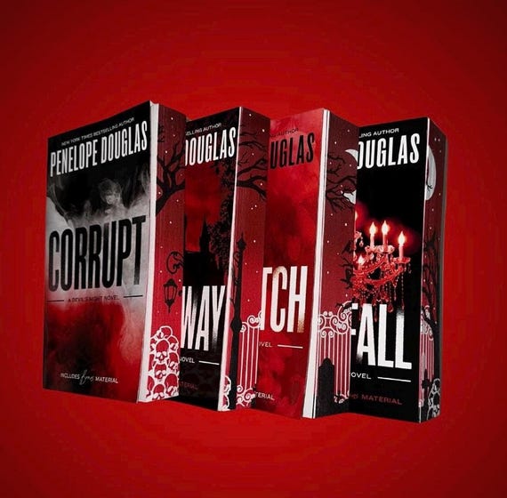Devil's Night Paperback Set | Sprayed Edges | Custom Edges