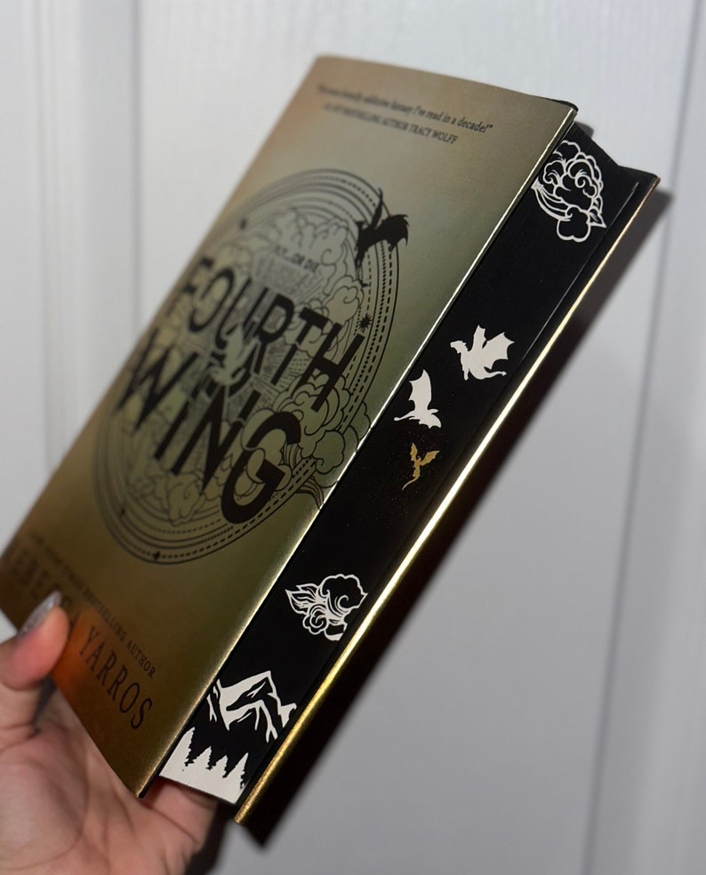 Fourth Wing Book Sprayed Edges Stenciled Edges Limited Etsy