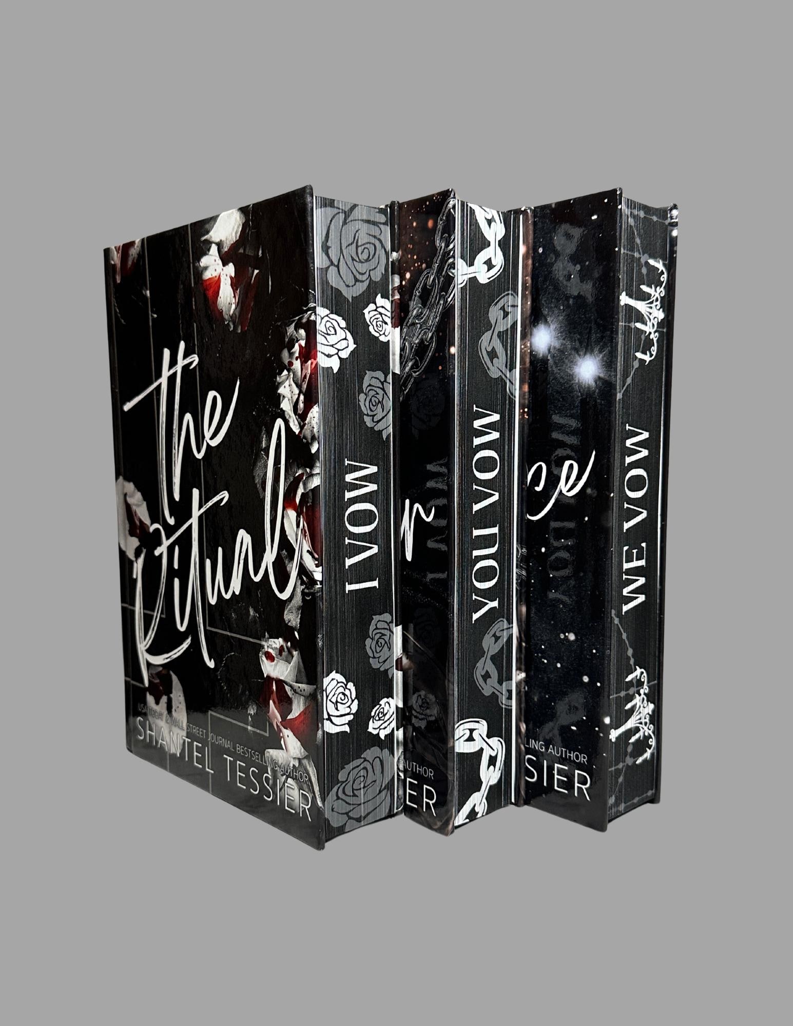 The Lords Series | Design # 2 | The Ritual, The Sinner, The Sacrifice | Custom Stenciled Sprayed Edges