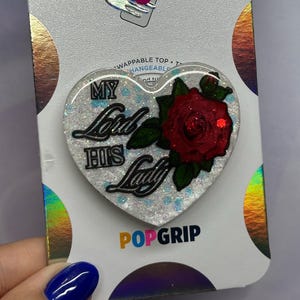 Oversized My lord His lady | Phone Grip | Kindle Grip | Dark Romance | Bookish | Acrylic/Resin |
