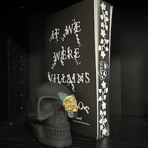 If We Were Villains | Custom Stenciled Sprayed Edges