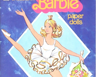 Vintage "Barbie Ballerina" Paper Dolls - Printable PDF [Digital File]